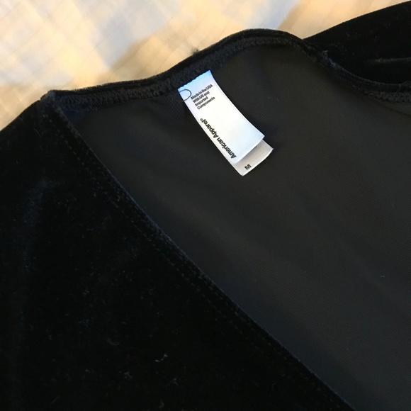 Black Velvet V-Neck Dress - Picture 8 of 8